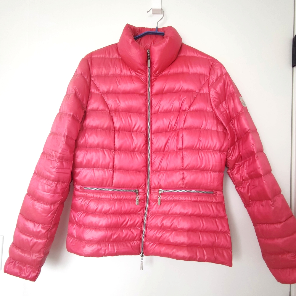 BEAUMONT  Pink (Coral) Puffer Jacket for Women (Size M) Ultra light